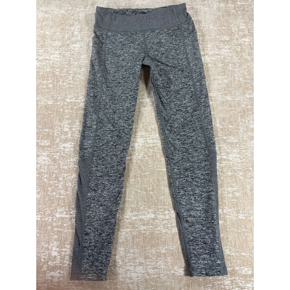 Athleta Girl Gray Marled Athletic Leggings XXL 16